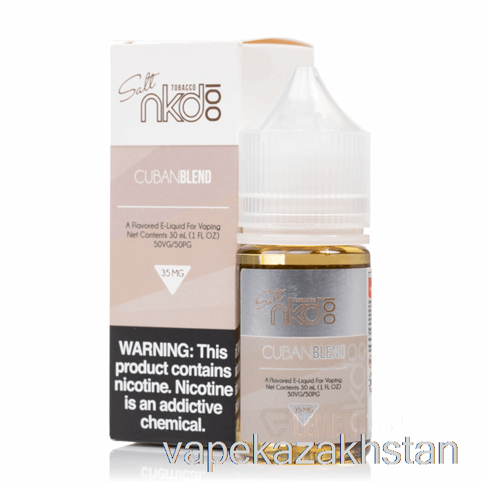 Vape Disposable Cuban Blend - NKD100 Salt E-Liquid - 30mL 50mg